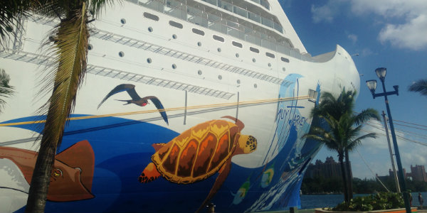 Guy Harvey's floating work of art