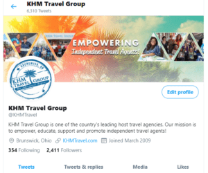 KHM Travel Twitter Profile