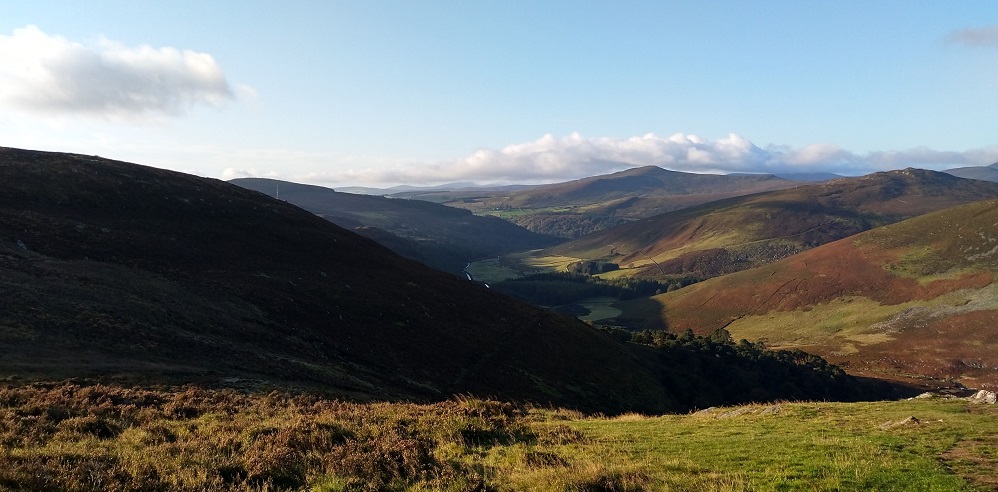 Wickow Mountains Ireland Tour Green