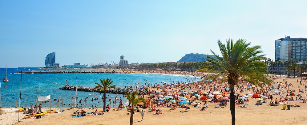 View Of Barcelona Beach