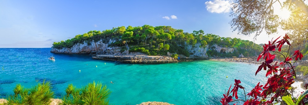 View Of Cala Llombards, Mallorca Island, Spain