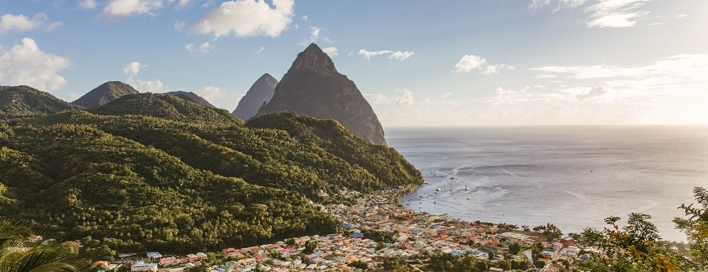 St Lucia Island View Scenery