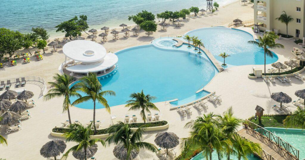 Iberostar pool and beach view